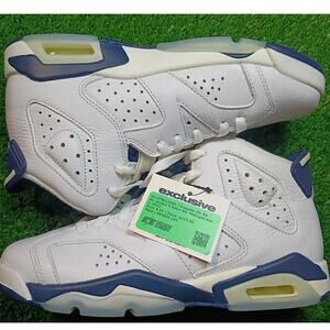 Classic Nike Air Jordan 6 Retro GS Midnight Navy Sneakers